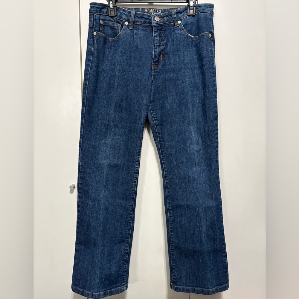 Members Only Straight-Leg Dark Blue Jeans